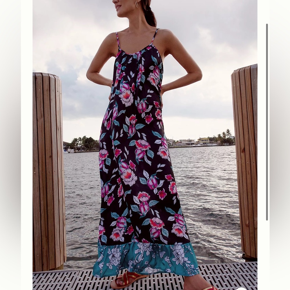 NWT Anthropologie Melly Cover-up Maxi Dress.  M/L.